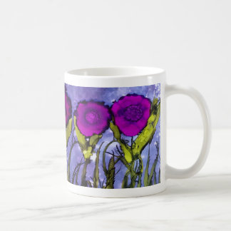 H est pour la tasse pourpre d'art d'alphabet