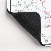 H&F System Map Mousepad Muismat (Hoek)