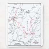 H&F System Map Mousepad Muismat (Voorkant)