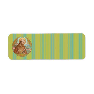 H. Franciscus van Assisi (BK 002) Etiket