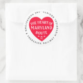 H&FRHS Hart van Maryland Logo sticker (Tas)