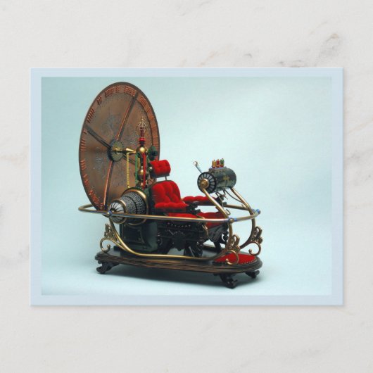 H.G. De tijdmachine verkent Briefkaart (Voorkant)