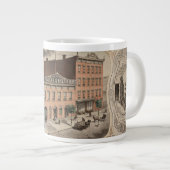 H.& H. Reiners Distillery Building in Brooklyn, NY Extra Grote Beker (Voorkant rechts)