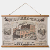 H.& H. Reiners Distillery Building in Brooklyn, NY Hangend Wandkleed (Voorkant)