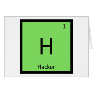 H - Hacker Computer Chemie Periodiek Systeem