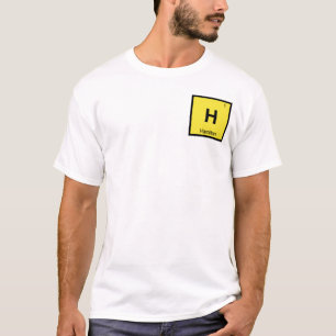 H - Hamilton New Jersey Scheikunde Periodiek Syste T-shirt