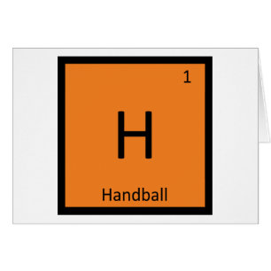 H - Handbal Sport Scheikunde Periodiek Systeem Sym