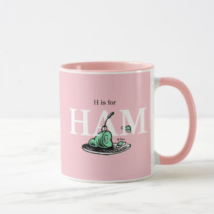 "H hoort bij HAM" Alfabetontwerp Mok