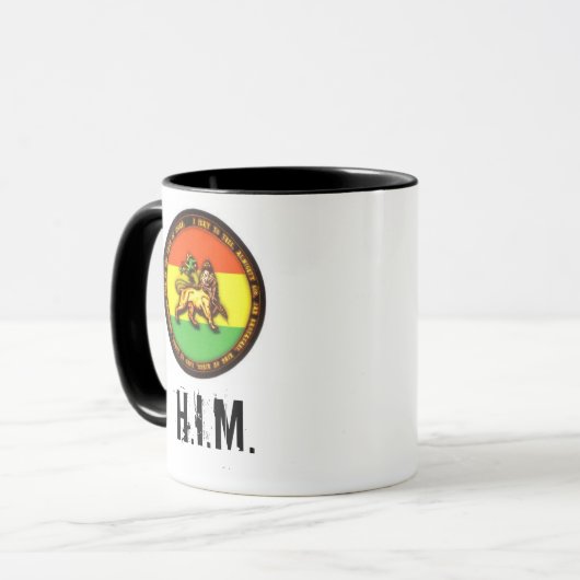 H.I.M. Tasse - noir (Devant gauche)