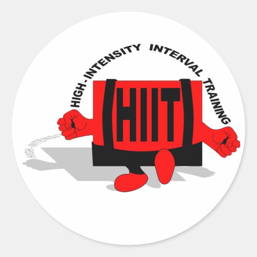 H.I.T. Skipping Ronde Sticker (Voorkant)