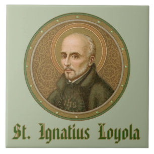 H. Ignatius Loyola (BK 050; Stijl 1) Tegeltje
