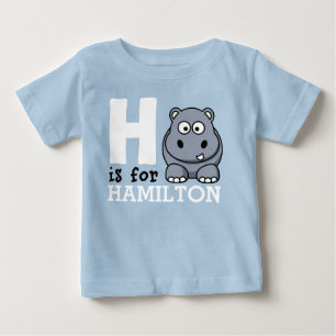 H is voor Hippo & Kinder Naam Persoonlijk