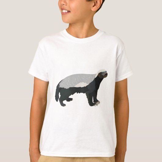 H is voor Honey Badger T-shirt (Voorkant)