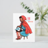 'H' is voor Hood Briefkaart (Staand voorkant)