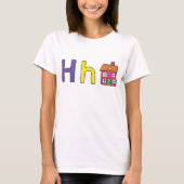 H is voor huisvrouwen t-shirt (Voorkant)