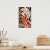 H J Ford illustratie De blauwe papegaai Poster (Keuken)