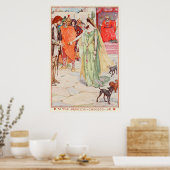 H J Ford illustratie De prinses kiest Poster (Keuken)