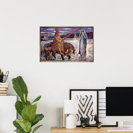 H J Ford  Illustration King Arthur Poster (Thuiskantoor)
