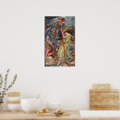 H J Ford  Illustration Zee Maiden Poster (Keuken)