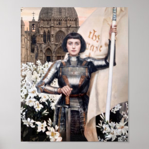 H. Johanna van Arc Patroonheilige van Frankrijk Je Poster