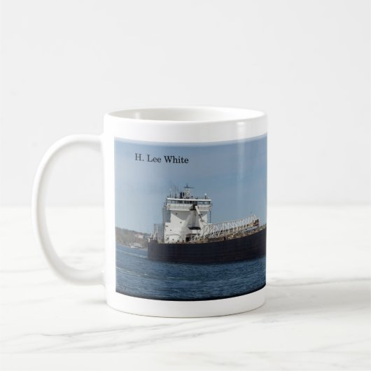 H Lee Blancs photo complète mug (Gauche)