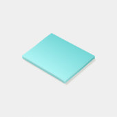 H Lineaire gradiënt - Turquoise naar lichte cyaan Post-it® Notes (Schuin)