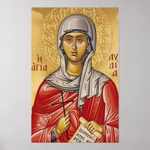 H. Lydia van Philippi Orthodoxe Icon Print