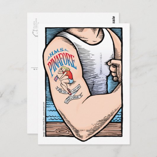 H.M.S. Pinafore briefkaart (Voorkant / Achterkant)