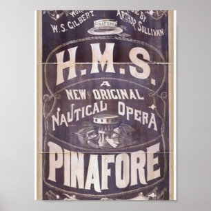 H.M.S. Pinafore, 'Nautical Opera'-bioscoop Poster