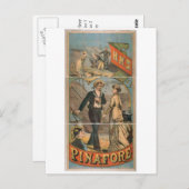 H.M.S. Pinafore  theater Briefkaart (Voorkant / Achterkant)