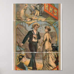 H.M.S. Pinafore  theater Poster