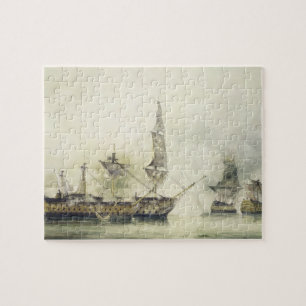 H.M.S. Victory in the Battle of Trafalgar, 1805, ( Legpuzzel