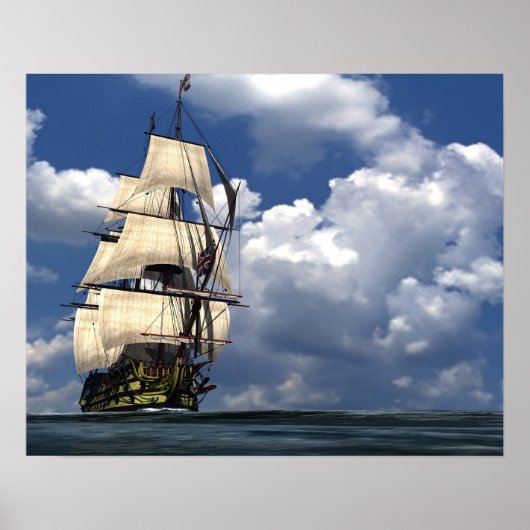 H M S Victory Poster (Voorkant)