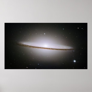 H Majestic Sombrero Galaxy M104 Poster