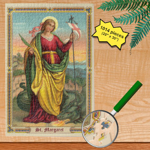 H. Margaretha met Draak en Opstandingbanner Legpuzzel
