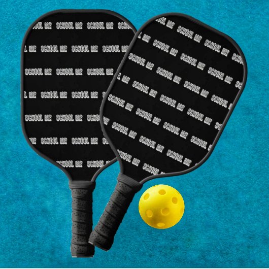 H. Metaal doorschijnend-wit Pickleball Paddle