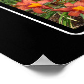 H Monogram Creëer Uw eigen 7 Foto Collage Black Poster (Hoek)