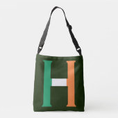 H Monogram overlay op Ierse vlag cbbcnt Crossbody Tas (Achterkant)