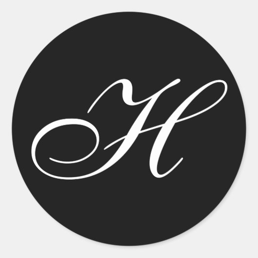 H Monogram Stickers (Voorkant)