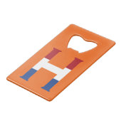 H Monogramme superposé sur le drapeau de la LND su (Dos Angle)