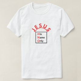 H.N.O. - Zijn naam alleen T-shirt