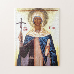 H. Nina, Gelijk-aan-de-Apostelen Orthodoxe Icoon Legpuzzel