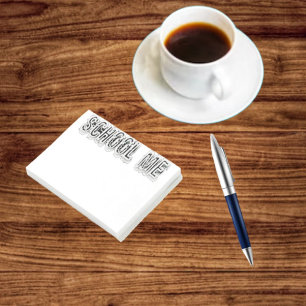 H. Notes post-it translucides en métal