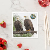 H&O Eagle Cam Cocktail Papieren servetten (Insitu)
