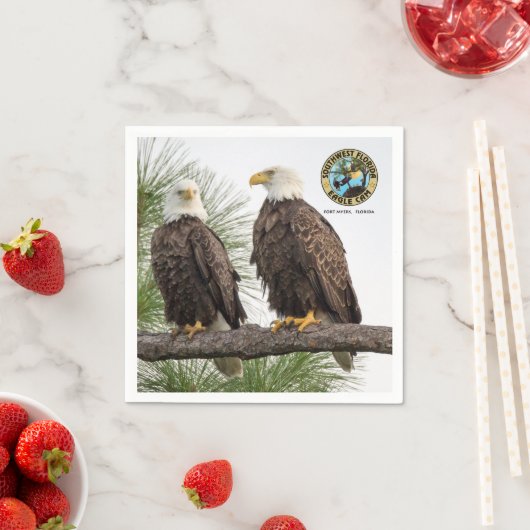 H&O Eagle Cam Cocktail Papieren servetten (Insitu)