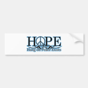 H.O.P.E. - Vrede blijven bestaan Bumpersticker