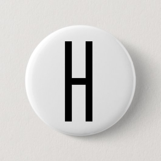 H RONDE BUTTON 5,7 CM (Voorkant)