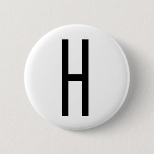 H RONDE BUTTON 5,7 CM