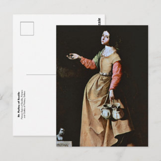 H. Rufina van Sevilla katholieke patrones Briefkaart