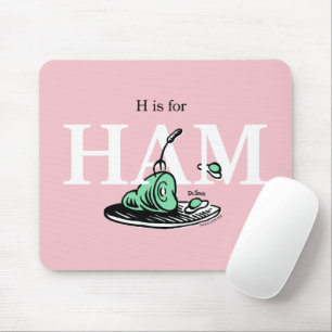 "H staat voor HAM" Alfabetontwerp Muismat